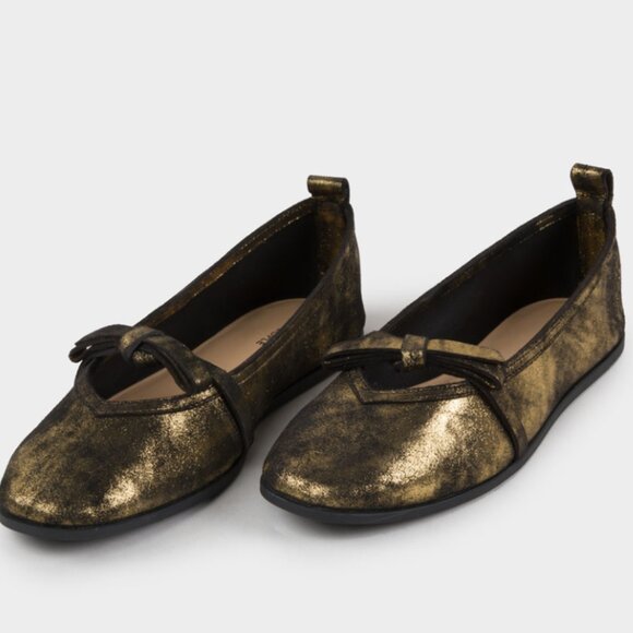 NEW Free People Free People Mania Bow Flats  Leather  upper and lining! 2511 3S2 - Picture 4 of 10